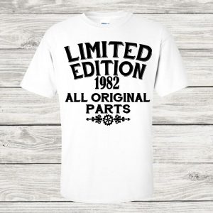 Limited edition t-shirt in white