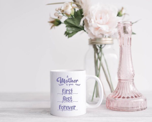 Best friend mug blue