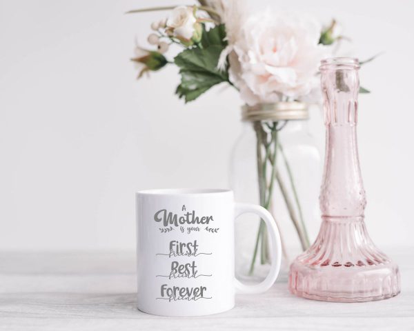 Best friend mug grey