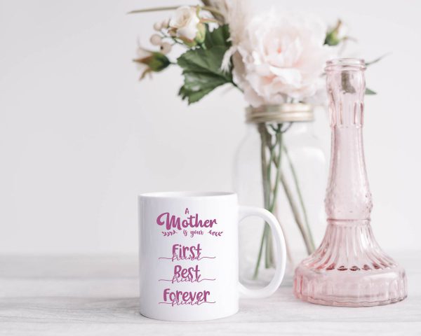 Best friend mug pink