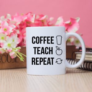 coffee teach repeat mug