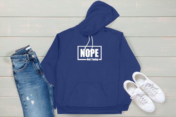 Nope Hoodie Blue