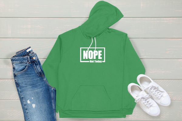 Nope Hoodie Green