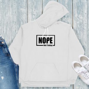 Nope Hoodie Grey