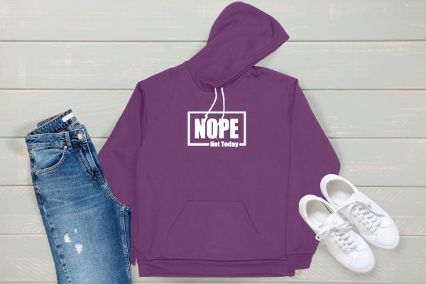 Nope Hoodie Purple