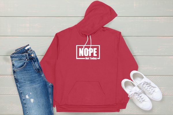 Nope Hoodie Red